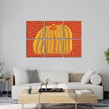 草間彌生　壁掛けアート値下げしました。 草間彌生 絵画 かぼちゃ グッズ アートパネル アートポスター
